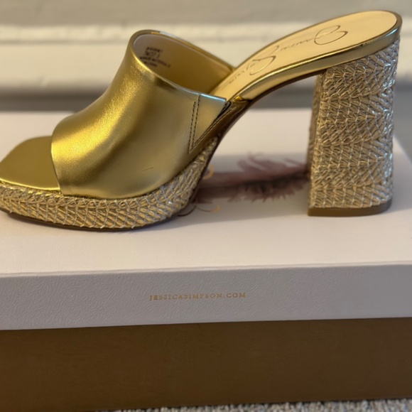 JESSICA SIMPSON Kashet Platform Block-Heel Dress Sandals - Picture 2 of 3